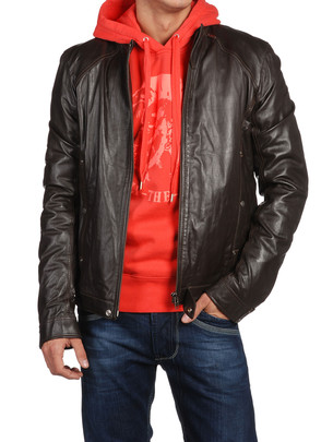 Diesel Vestes - Veste de cuir
